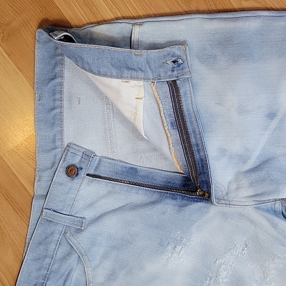 VINTAGE 1970's Orange Tab Levi's Bell Bottom Jeans - Picture 11 of 13